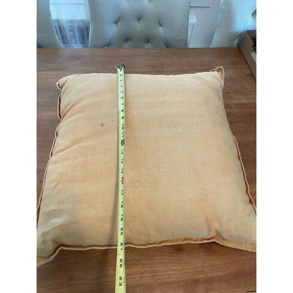 Large Neutral Dual-Tone Throw Pillow - Picture 6 of 10